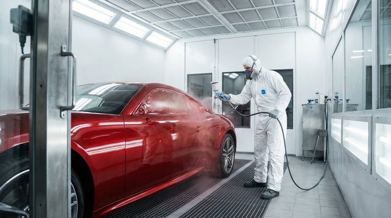 明星短视频：跑车喷漆改色